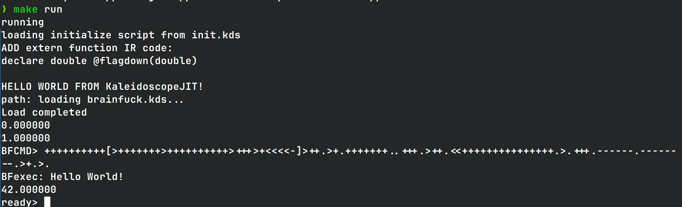 output